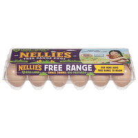 Nellie's Eggs, Brown, Large, Free Range - 12 Each