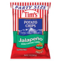 Tim's Cascade Style Hot! Jalapeno Potato Chips - 13 Ounce