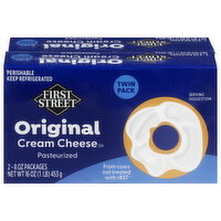 First Street Original Cream Cheese - 2 Each