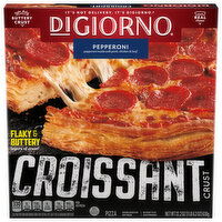 DiGiorno Pizza, Croissant Crust, Pepperoni, 22.2 Ounce