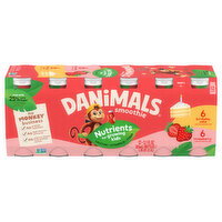 Danimals Strawberry & Birthday Cake Kids Low Fat Yogurt Smoothies