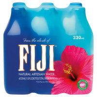 Fiji Water 6 Pack, Natural Artesian Water, 1980 Millilitre