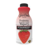 Glenoaks Drinkable Yogurt Strawberry - 24 Ounce