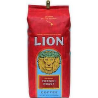 Lion Coffee Whole Bean French Roast - 24 Ounce