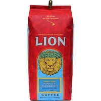 Lion Coffee Whole Bean Vanilla Macadamia - 24 Ounce