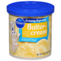 Pillsbury Frosting, Butter Cream, Creamy Supreme - 16 Ounce