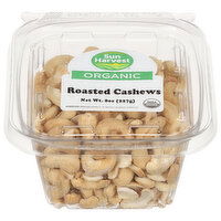 Sun Harvest Cashews, Organic, Roasted, 8 Ounce