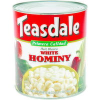 Teasdale White Hominy 6/108 oz - 108 Ounce