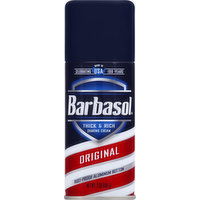 Barbasol Shaving Cream, Thick & Rich, Original - 7 Ounce