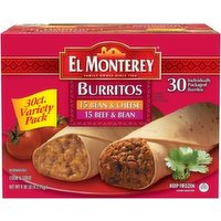 El Monterey Variety Pack Burritos - 147.8 Ounce