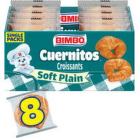 Bimbo Plain Croissants, 8 packs, 14.08 oz - 8 Each