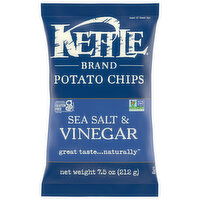Kettle Brand Sea Salt & Vinegar Potato Chips - 7.5 Ounce