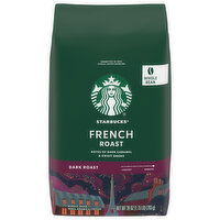 Starbucks Coffee, Whole Bean, Dark Roast, French Roast, 28 Ounce