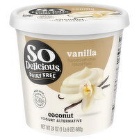 So Delicious Dairy Free Coconut Vanilla Yogurt Alternative - 24 Ounce