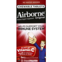 Airborne Chewables Berry - 32 Each