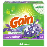 Gain Laundry Detergent Powder, Lavender - 137 Ounce