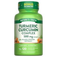 Nature's Truth Capsules 500 mg Turmeric Curcumin Complex - 120 Each