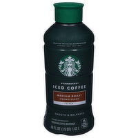 Starbucks Iced Coffee, Medium Roast, Black, Unsweetened - 48 Fluid ounce