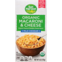 First Street Macaroni & Cheese, Organic, Mild Cheddar, 6 Ounce