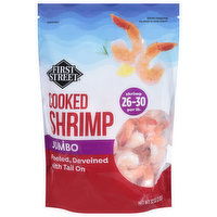 First Street Cooked Shrimp, Jumbo, 32 Ounce