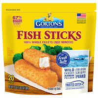 Gorton's Breaded Whole Fish Sticks - 20 Each