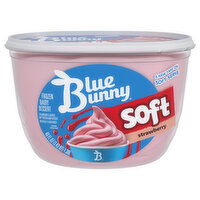 Blue Bunny Frozen Dairy Dessert, Strawberry, Soft