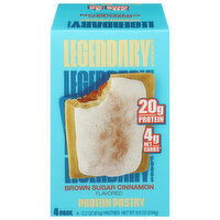 Legendary Foods Protein Pastry, Brown Sugar Cinnamon Flavored, 4 Pack - 4 Each