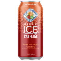 Sparkling Ice Sparkling Water, Zero Sugar, Strawberry Citrus Flavored - 16 Fluid ounce