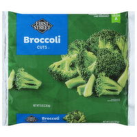 First Street Broccoli, Cuts - 5 Pound