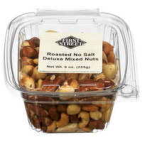 First Street Roasted No Salt Deluxe Mixed Nuts - 9 Ounce