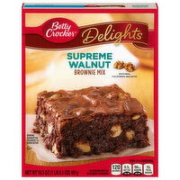 Betty Crocker Brownie Mix, Supreme Walnut - 16.5 Ounce