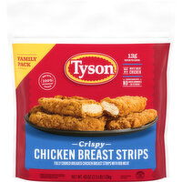 Tyson Frozen Crispy Chicken Breast Strips Family Pack, 2.5 Pound