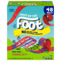 Fruit by the Foot Berry Burst/Strawberry Tie-Dye Fruit Flavored Snacks - 48 Each