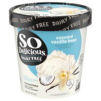 So Delicious Dairy Free Vegan Vanilla Bean Coconut Milk Frozen Dessert - 1 Pint