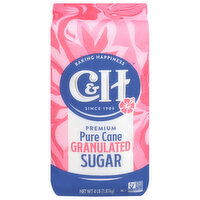 C&H Premium Pure Cane Granulated Sugar, 4 Pound