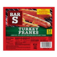 Bar S Turkey Franks - 12 Ounce