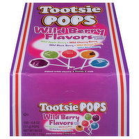 Tootsie Pops Lollipop, Wild Berry Flavors - 100 Each