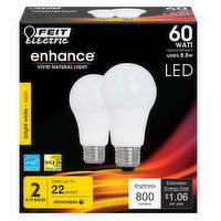 A19 60W Eq White Dimmable LED - 1 Each