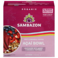 Sambazon Organic Fruit & Granola Topped Acai Bowl - 6.1 Ounce