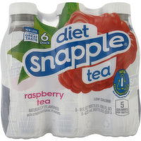 Snapple Tea, Diet, Raspberry, 6 Pack, 6 Each