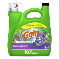 Gain Liquid Laundry Detergent, Lavender Scent, 107 Loads, 154 oz