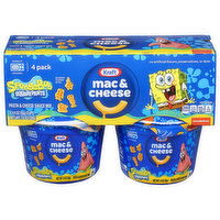 Kraft Pasta & Cheese Sauce Mix, SpongeBob Squarepants, 4 Pack - 7.6 Ounce