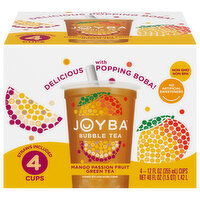 Joyba Mango Passion Fruit Green Tea Bubble Tea