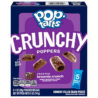 Pop-Tarts Crunchy Poppers, Frosted Brownie Crunch, 5 Each