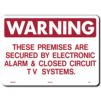 14X10 Electrical Alarm Sign 1 ct - 1 Each