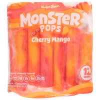 Budget Saver Monster Pops, Slushed, Cherry-Mango