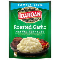 Idahoan Mashed Potatoes, Roasted Garlic, Family Size - 8 Ounce