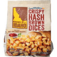 Lamb Weston Hash Brown, Dices, Crispy, 28 Ounce