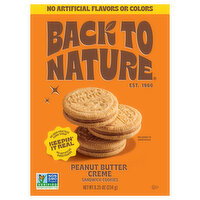 Back to Nature Peanut Butter Creme Sandwich Cookies - 8.25 Ounce