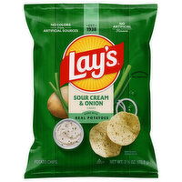 Lay's Sour Cream & Onion Flavored Potato Chips - 2.5 Ounce